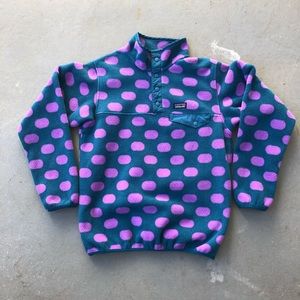Patagonia Polka Dot Synchilla Fleece Jacket